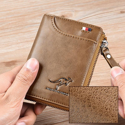 Secure Leather Multifunction Wallet