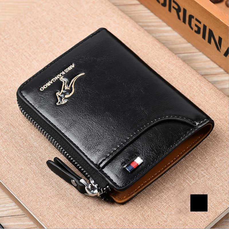 Secure Leather Multifunction Wallet