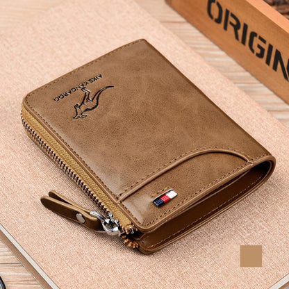 Secure Leather Multifunction Wallet