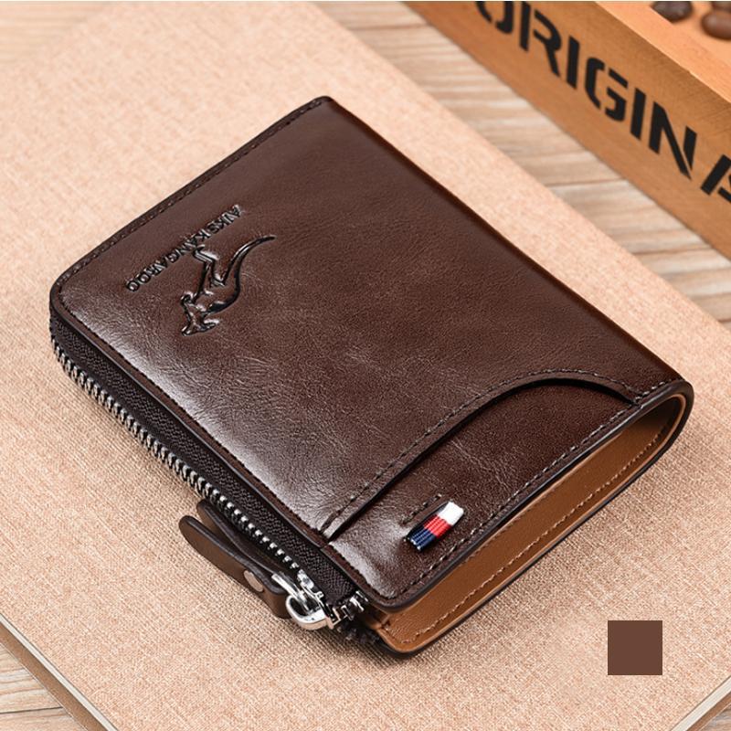 Secure Leather Multifunction Wallet