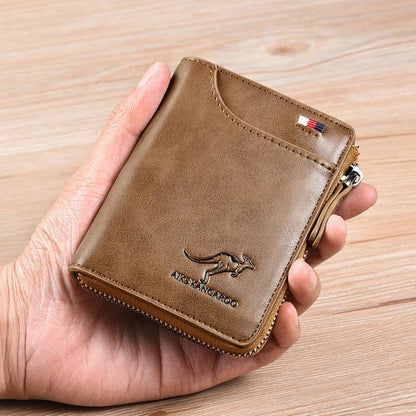 Secure Leather Multifunction Wallet