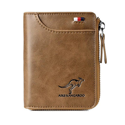 Secure Leather Multifunction Wallet