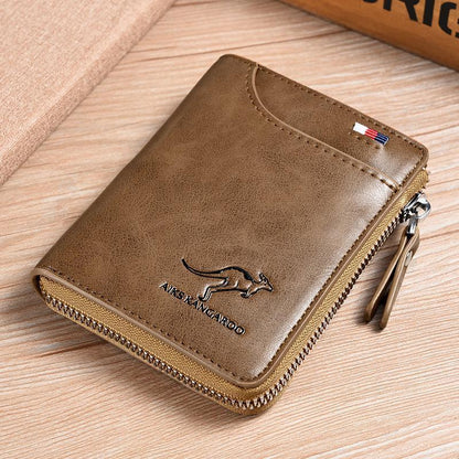 Secure Leather Multifunction Wallet