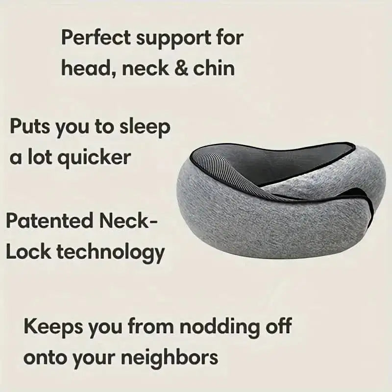 Cloud Comfort - The 360° Ergonomic Travel Neck Pillow