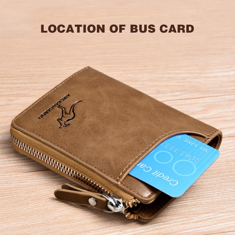 Secure Leather Multifunction Wallet