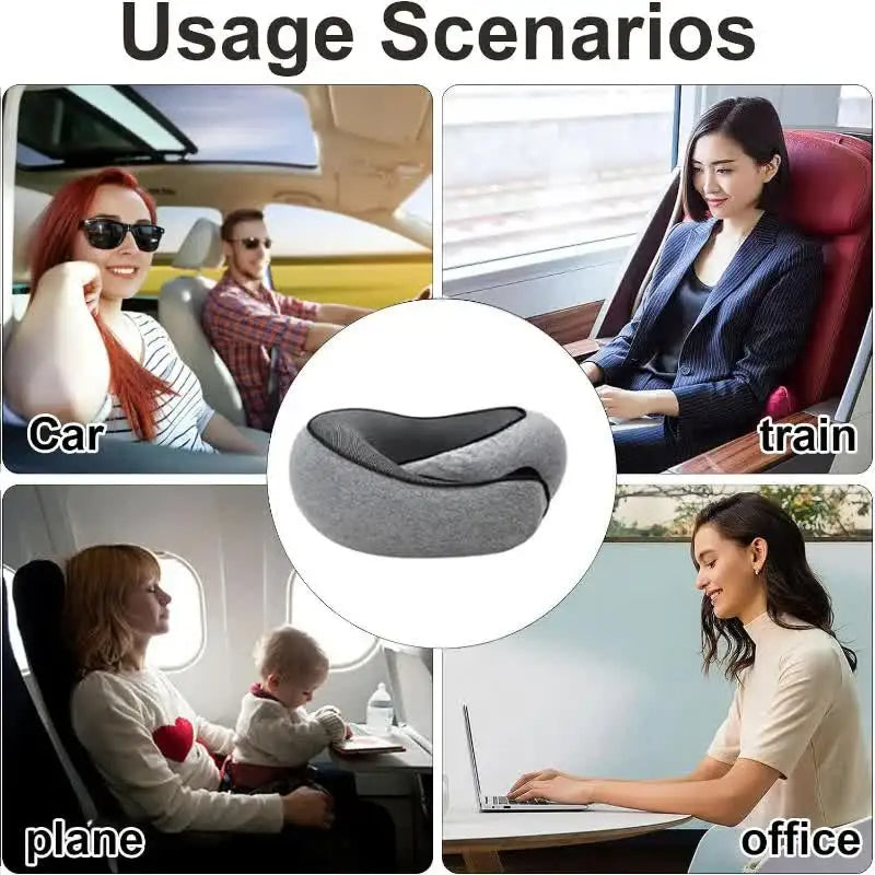 Cloud Comfort - The 360° Ergonomic Travel Neck Pillow